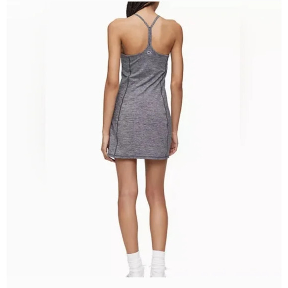 Calvin Klein Performance Halter Peached Space Dye Sport Dress Black Size L - Picture 2 of 4